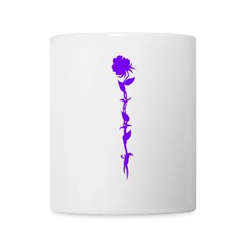 Rose Dornen Tattoo - Tasse - Weiß - Vorne