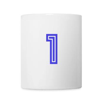 1. 1 Jahr. 1. JAHRESTAG. 1-JÄHRIGES JUBILÄUM - Tasse - Weiß - Vorne