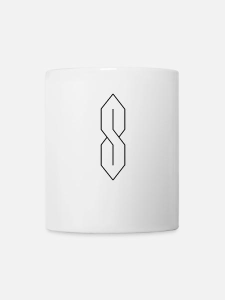 S ou 8 - Mug blanc - blanc