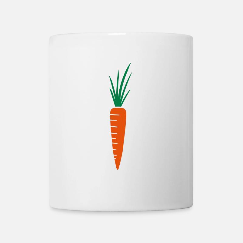 Möhre - Tasse - Weiß