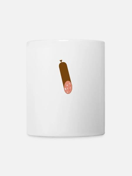 Salami "International" - Tasse - Weiß