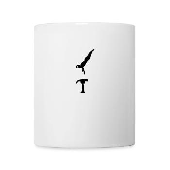 Gymnast, Gymnastics, Vault - gymnaste, gymnastique - Mug blanc - blanc - Devant