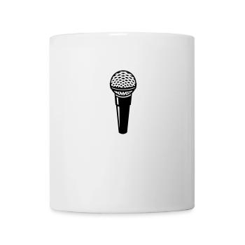 microphone - Mug - white - Front