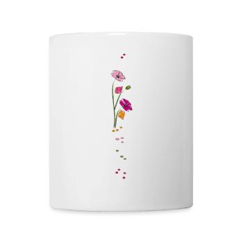 Flower tendril - Mug - white - Front