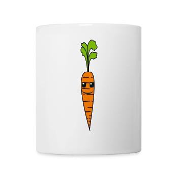 Carotte Carotte Jardin Légume Drôle Hobby Jardinier - Mug blanc - blanc - Devant