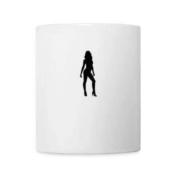 Model, sexy Frau - Tasse - Weiß - Vorne