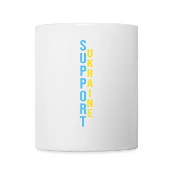 support ukraine slava ukraini selenskyj ukrainian - Tasse - Weiß - Vorne
