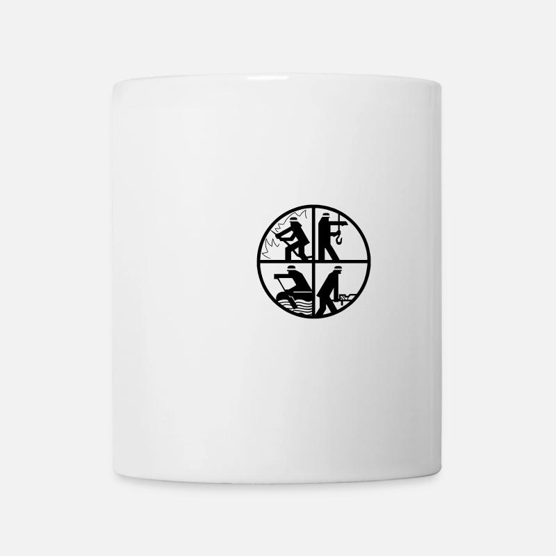 Feuerwehr-Signet EPS - Tasse - Weiß