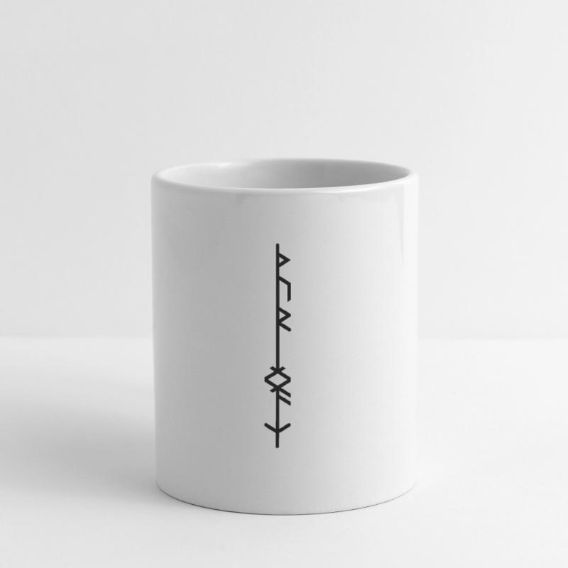 Thüringer « Þuringa » Stab-Binderune, Quantum Runes© Mug blanc