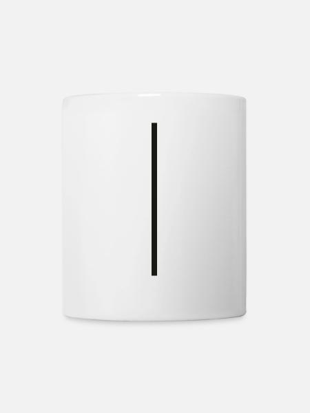 Vertical Line - Tasse - Weiß