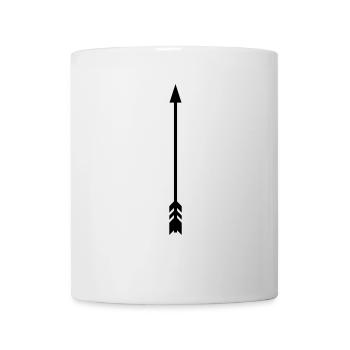 Arrow with Frame Vector - Mug - white - Front