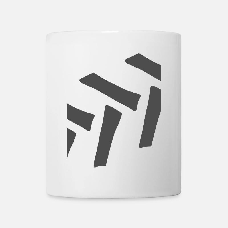 Treckerprofil - Tasse - Weiß