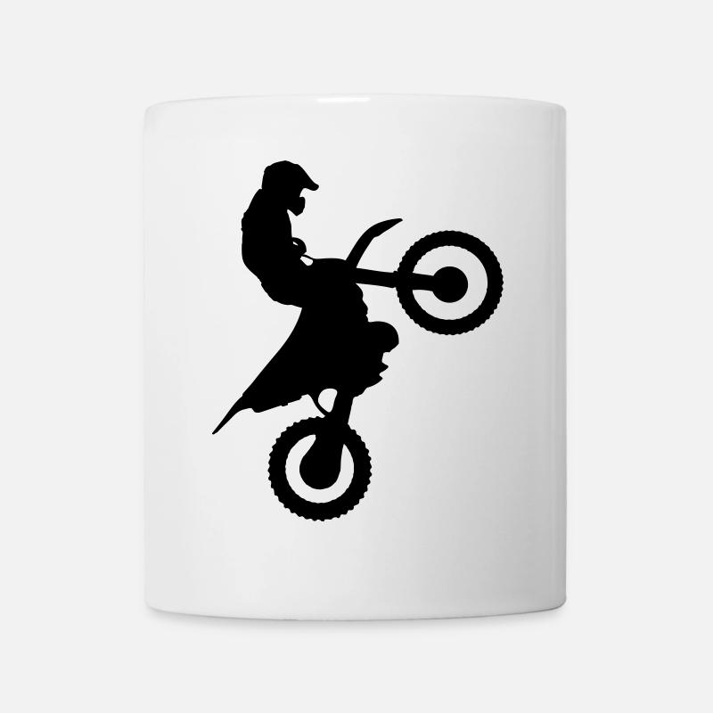Jump Schwarz - Tasse - Weiß