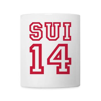 SUISSE 2014 - Mug blanc - blanc - Devant