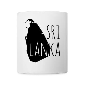 sri lanka - Tasse - Weiß - Vorne