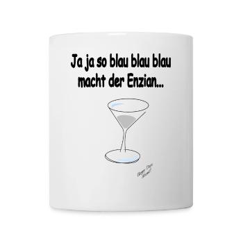 Enzian - Tasse - Weiß - Vorne