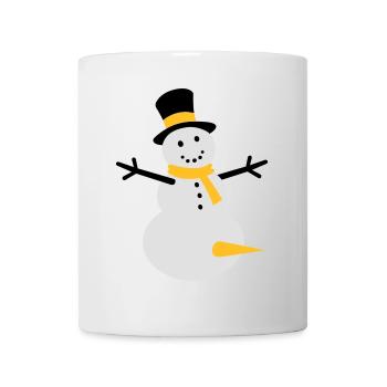 snow fun - Tasse - Weiß - Vorne