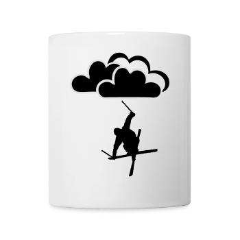 Freestyler mit Wolken - Tasse - Weiß - Vorne
