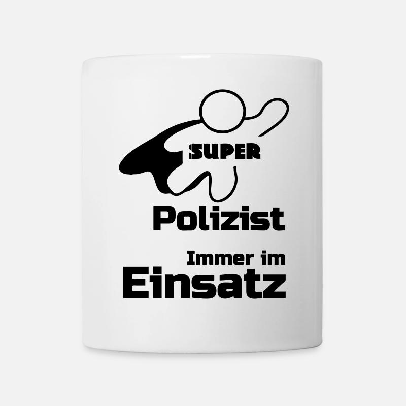 Super Polizist Geschenk - Tasse - Weiß