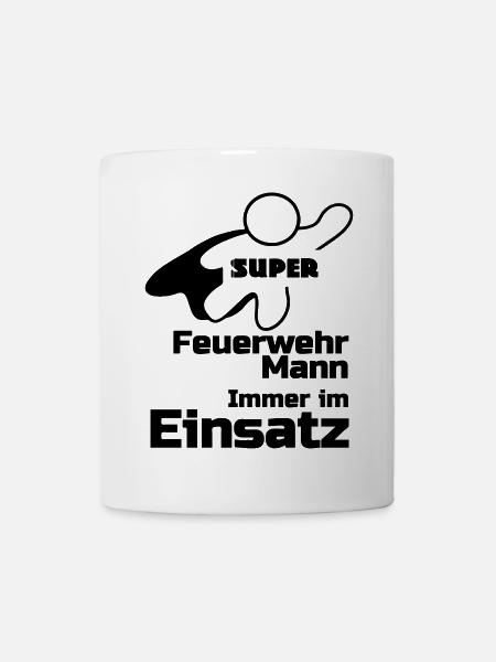 Super Feuerwehrmann Geschenk - Tasse - Weiß