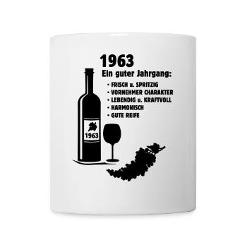 Geburtstag Jahrgang 1963 - Tasse - Weiß - Vorne