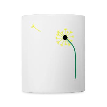 Pissenlit,Pissenlit,Renoncule, ✔ - Mug blanc - blanc - Devant