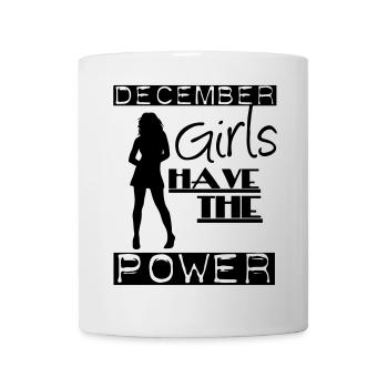 December Girls cadeau anniversaire - Mug blanc - blanc - Devant