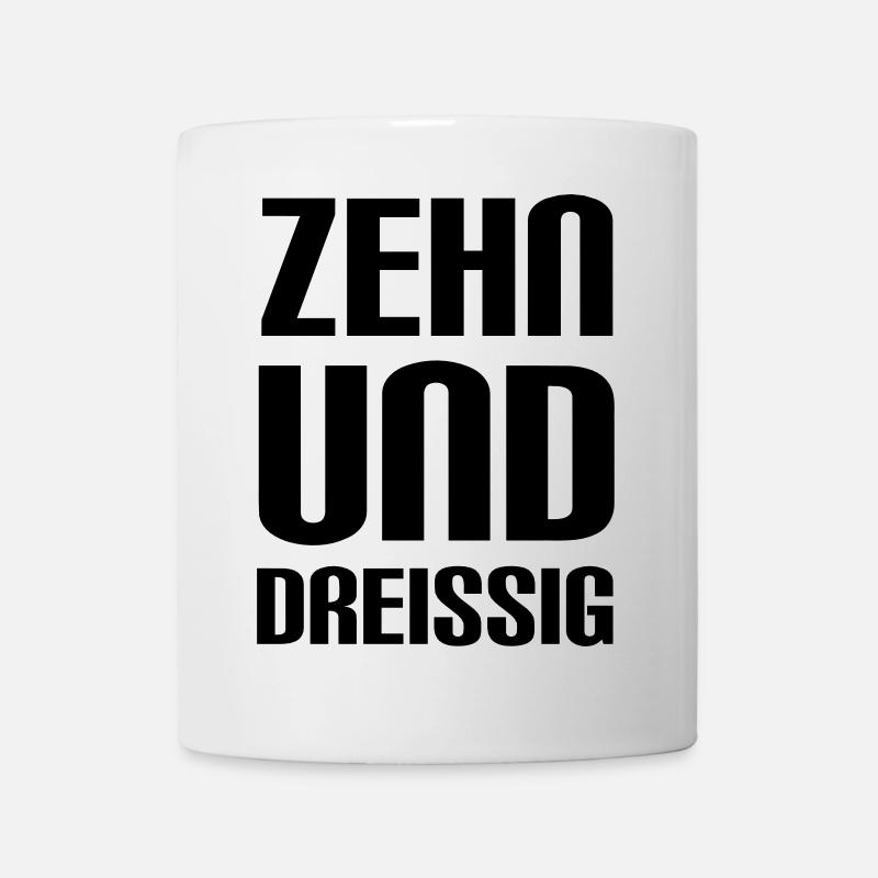 zehnunddreissig - Tasse - Weiß