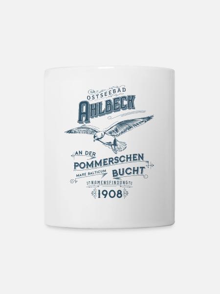 Ostseebad Ahlbeck - Tasse - Weiß