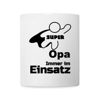 Super Opa Geschenk - Tasse - Weiß - Vorne