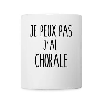 I can not have choir - Mug - white - Front