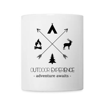 Outdoor Experience Adventure Awaits - Mug - white - Front