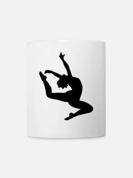 Jumping girl - Mug - white