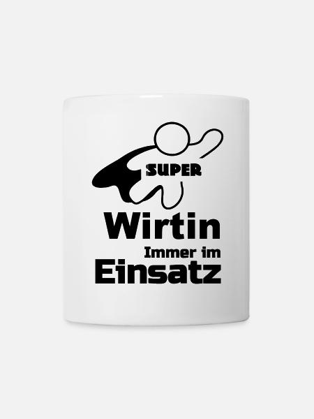 Super Wirtin Geschenk - Tasse - Weiß