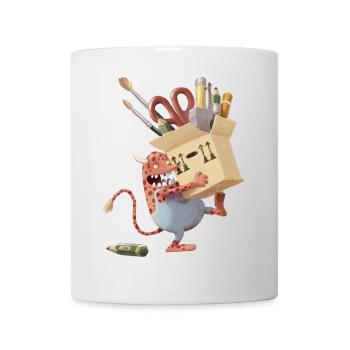 Desktopmonster - Mug - white - Front