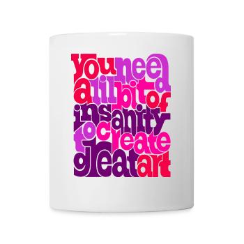 Insanity - Mug - white - Front