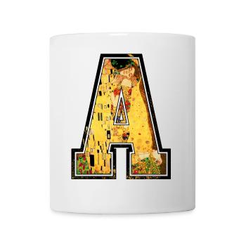 A-Gustav Klimt-Kiss - Tasse - Weiß - Vorne