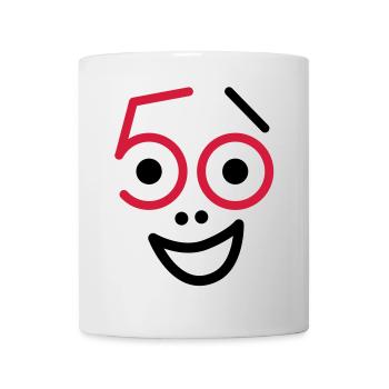 50 years old and still fresh! - Mug - white - Front