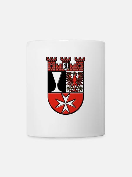 Berlin Bezirk Neukölln Wappen - Tasse - Weiß