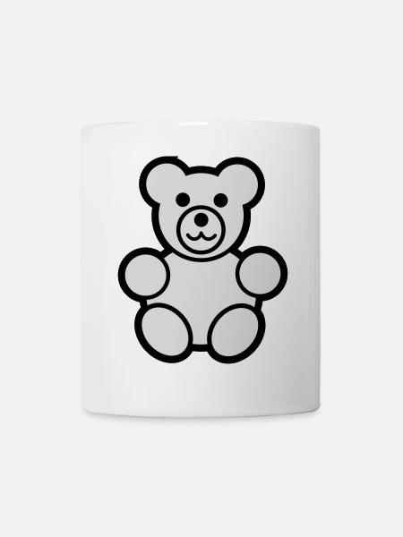 Niedlicher Teddy - Tasse - Weiß