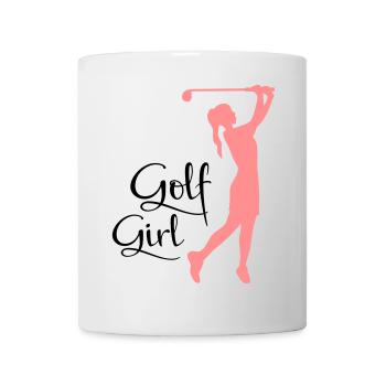 Golf - Tasse - Weiß - Vorne