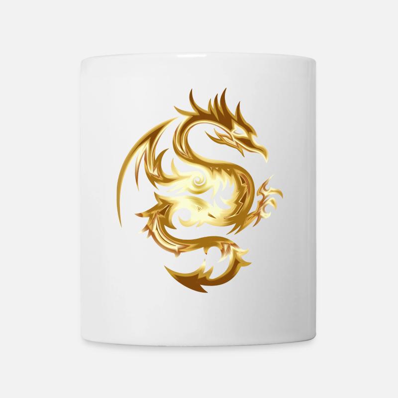 Drachen - Tasse - Weiß