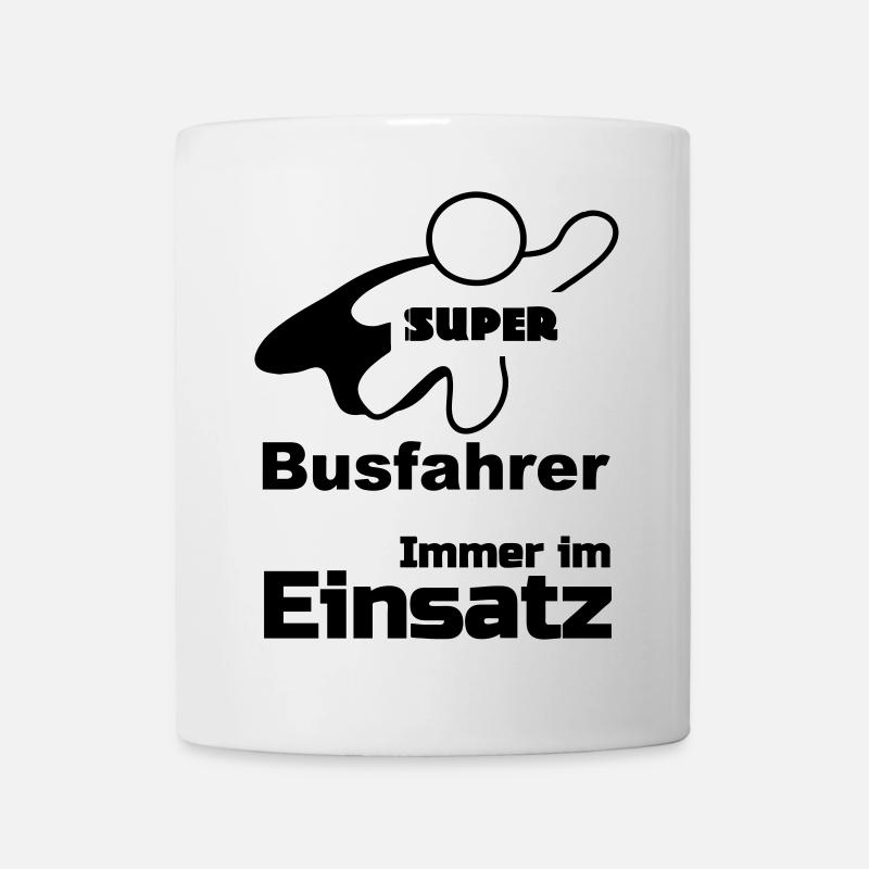 Super Busfahrer Bus, Verkehr, Beruf, Geschenk - Tasse - Weiß
