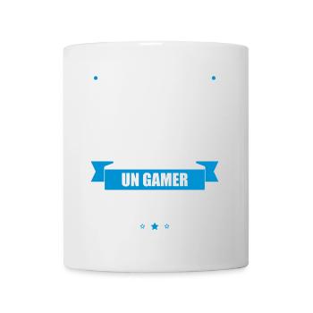 Gamer vraiment cool,geek,gaming,console,gamer - Mug blanc - blanc - Devant