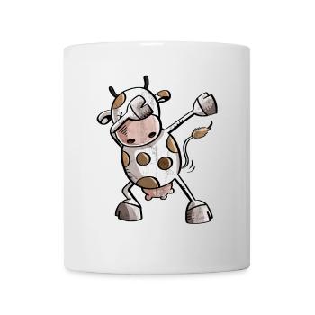 Funny Dab Dance Cow - Dabbing - Kuh - Tanzen - Tasse - Weiß - Vorne