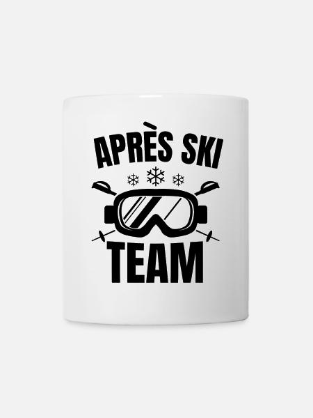 lunettes de l'équipe après-ski - Mug blanc - blanc