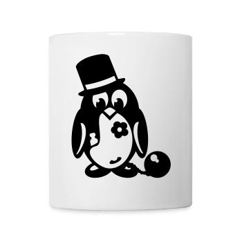 penguin bachelor - Mug - white - Front