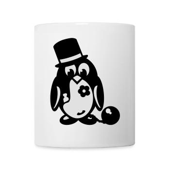 junggesellenabschied pinguin - Tasse - Weiß - Vorne