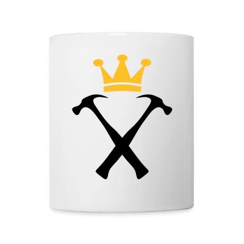 Der König der Heimwerker - Tasse - Weiß - Vorne