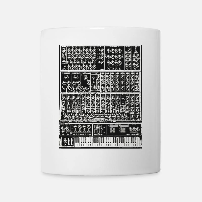 Synthé système modulaire - Mug blanc - blanc